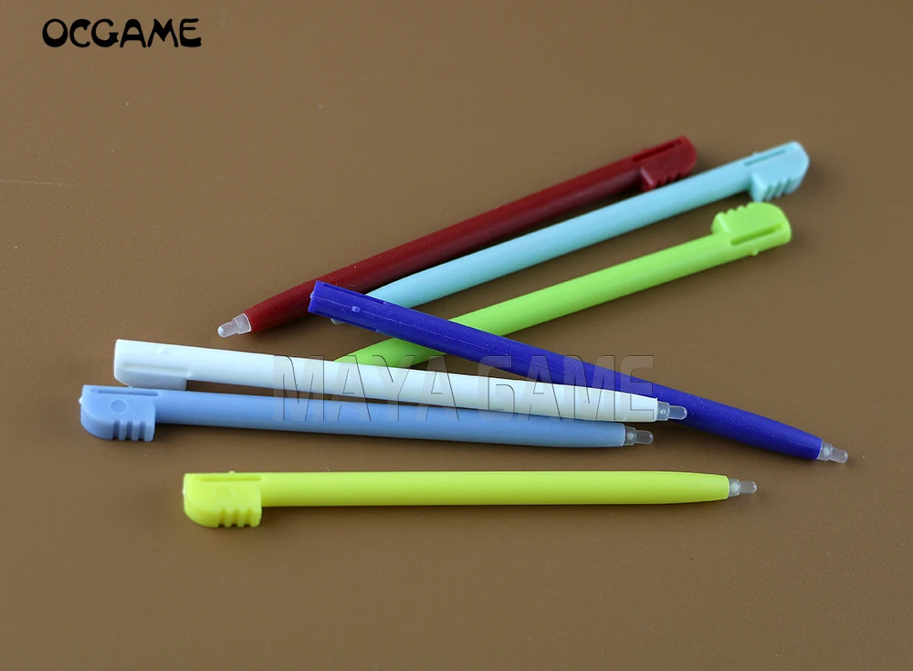 OCGAME Многоцветный Пластиковый стилус для сенсорного экрана Nintendo NDSL 100 шт./лот|pen