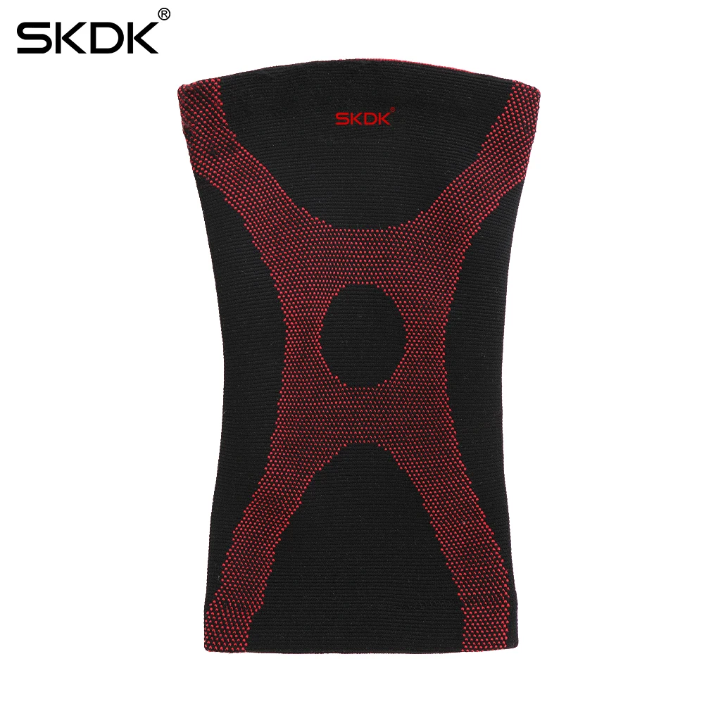SKDK 1 قطعة مرونة النايلون اللياقة البدنية تشغيل الدراجات الركبة دعم الأقواس ضغط ضغط كرة السلة الكرة الطائرة الركبة سادة الأكمام