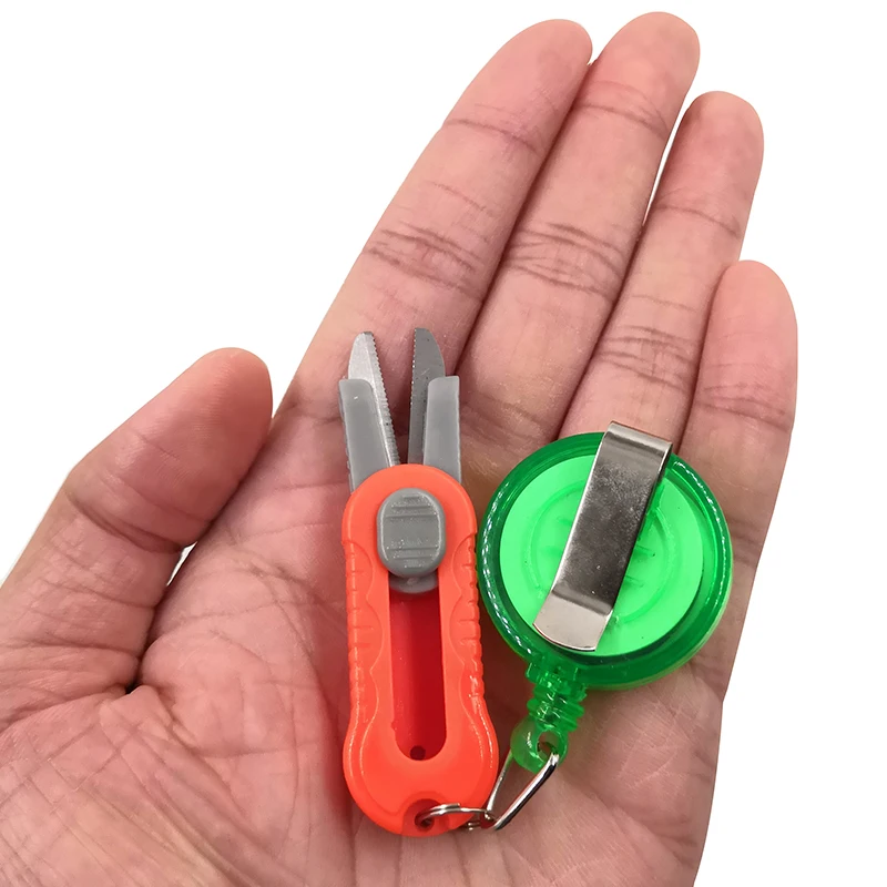 OUTKIT 1pcs Mini Flexible Scissors Fishing Line Cutter Nylon Carbon Wire Line cut Pliers scissors clippers Fish tackle Lure Tool