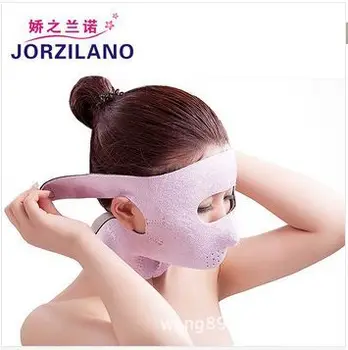 

Free shipping JORZILANO Full firming Thin Face Masks, Health Care Slimming Facial Thin Masseter Double Chin Skin Bandage Belt