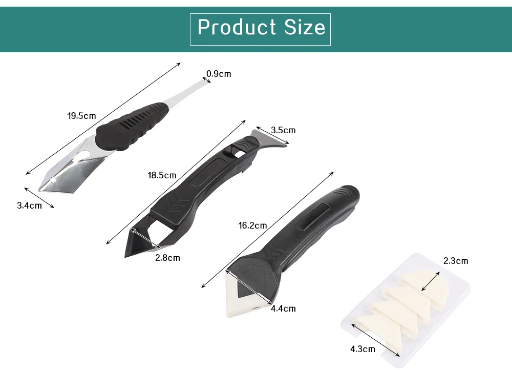3 в 1 герметик силиконовые затирки конопатить набор инструментов скребок для удаления аппликатор с 5 сменными колодки головы типы руки