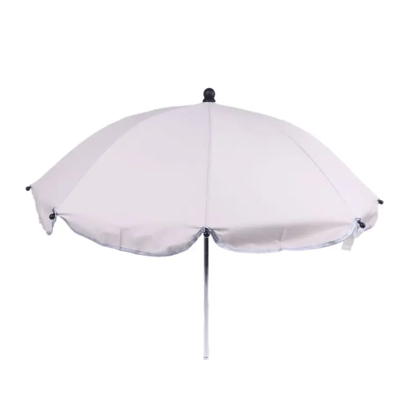 1 комплект детская коляска зонтик Серебряный пластик УФ Защита от солнца универсальный портативный зонтик