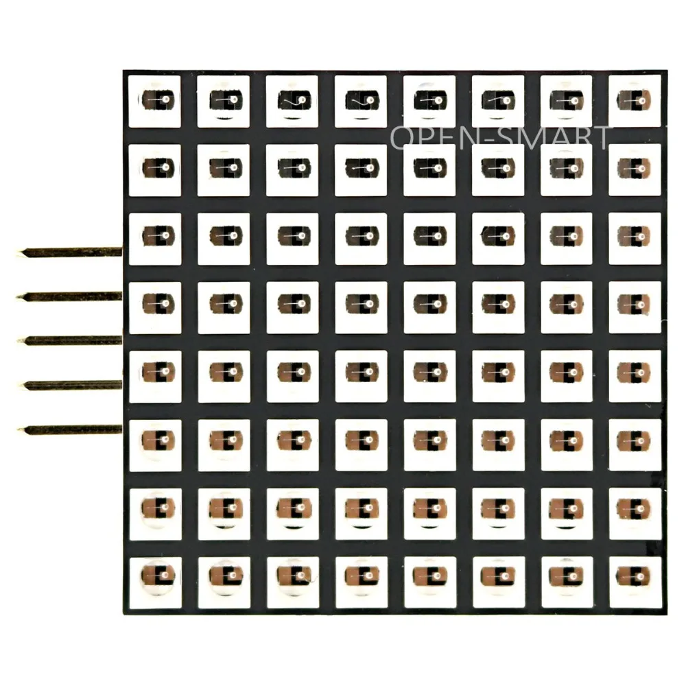 1," 8*8 красный светодиодный матричный дисплей модуль для Arduino Cascadable квадратный с SPI интерфейсом совместим с UNO R3/Mega2560