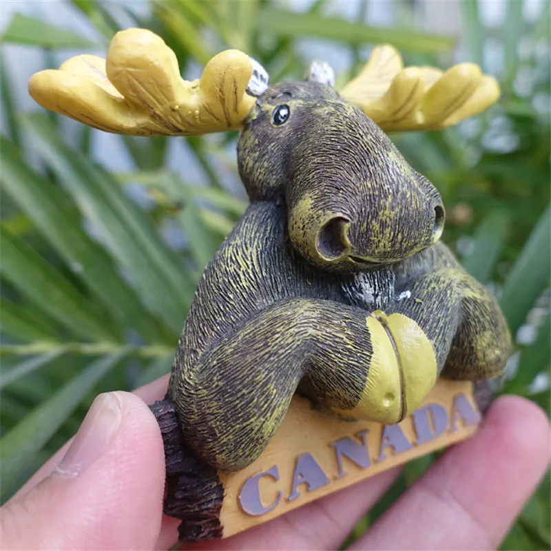 Канада магнит на холодильник животное Cervus Elaphus Туризм Сувенир подарок|magnet