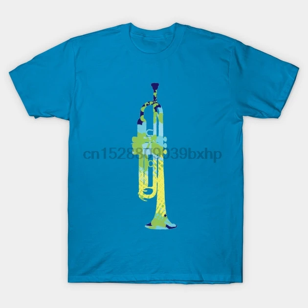 

Men Short sleeve tshirt Go Lightly Trumpet Trumpet T Shirt Women t-shirt
