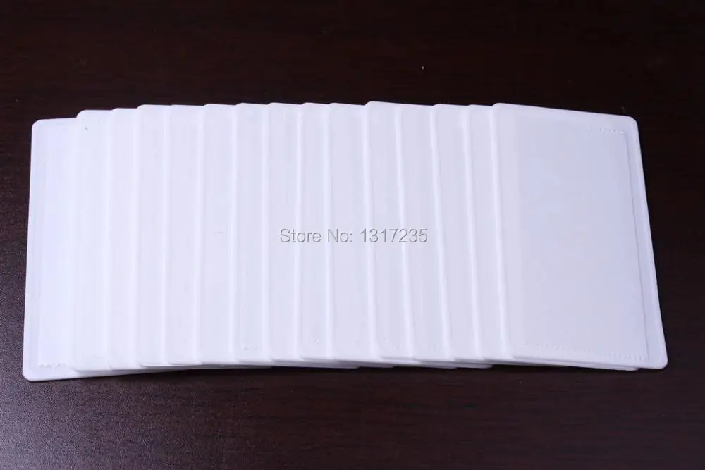 

15Pcs 12*6cm White Plastic Nail Art Soft DIY Stamping Plate Holder JT107