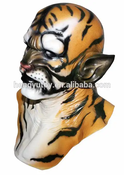 Topeng Harimau Karnivora Khan The Beast Yang Realistis Partai Dekorasi Diy Aliexpress