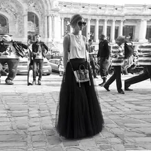 Multi Цвет Jupon Дешевые бальное платье Тюль Длинные свадебные юбка 5 слоев Нижняя Кринолины Свадебные аксессуары Anagua