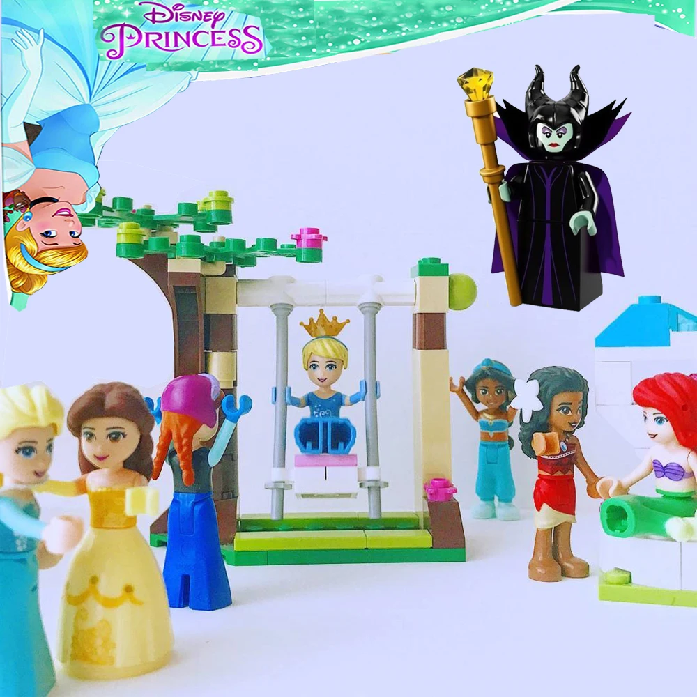 

Legoed disneyee movie famous playmobil princess mini Aquaman ninja model building blocks Figures sets action educational kid toy