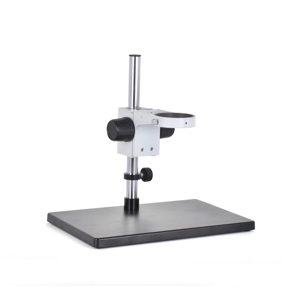 New Metal 76mm 25mm Adjustable Stereo Microscope Stand Holder Support