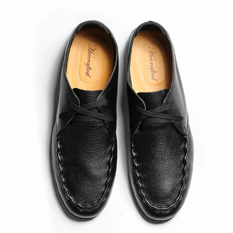 Marca Couro Homens Sapatos Genuínos Sapatas 2018 Color Originais 2 Outono Macio Dos 1 Os color Hecrafted Para 3 4 color 5128 color Homens De Flats Artesanais 5XtzOqwxw