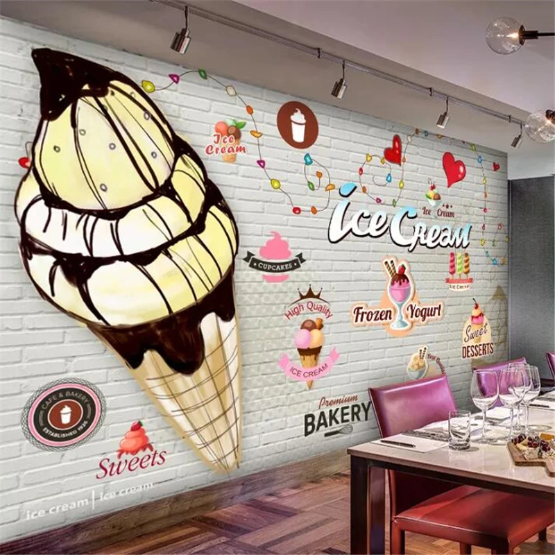 Mural 3D de pared Sweet Dessert MURALES 3D DE PARED Negocios