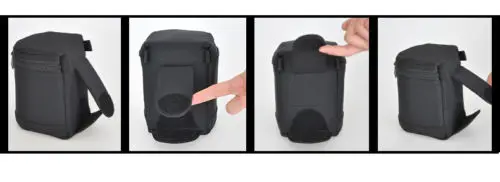 Толстая прочная нейлоновая мягкая водонепроницаемая сумка для объектива, защитный чехол для объективов Canon, Nikon, SONY, Sigma