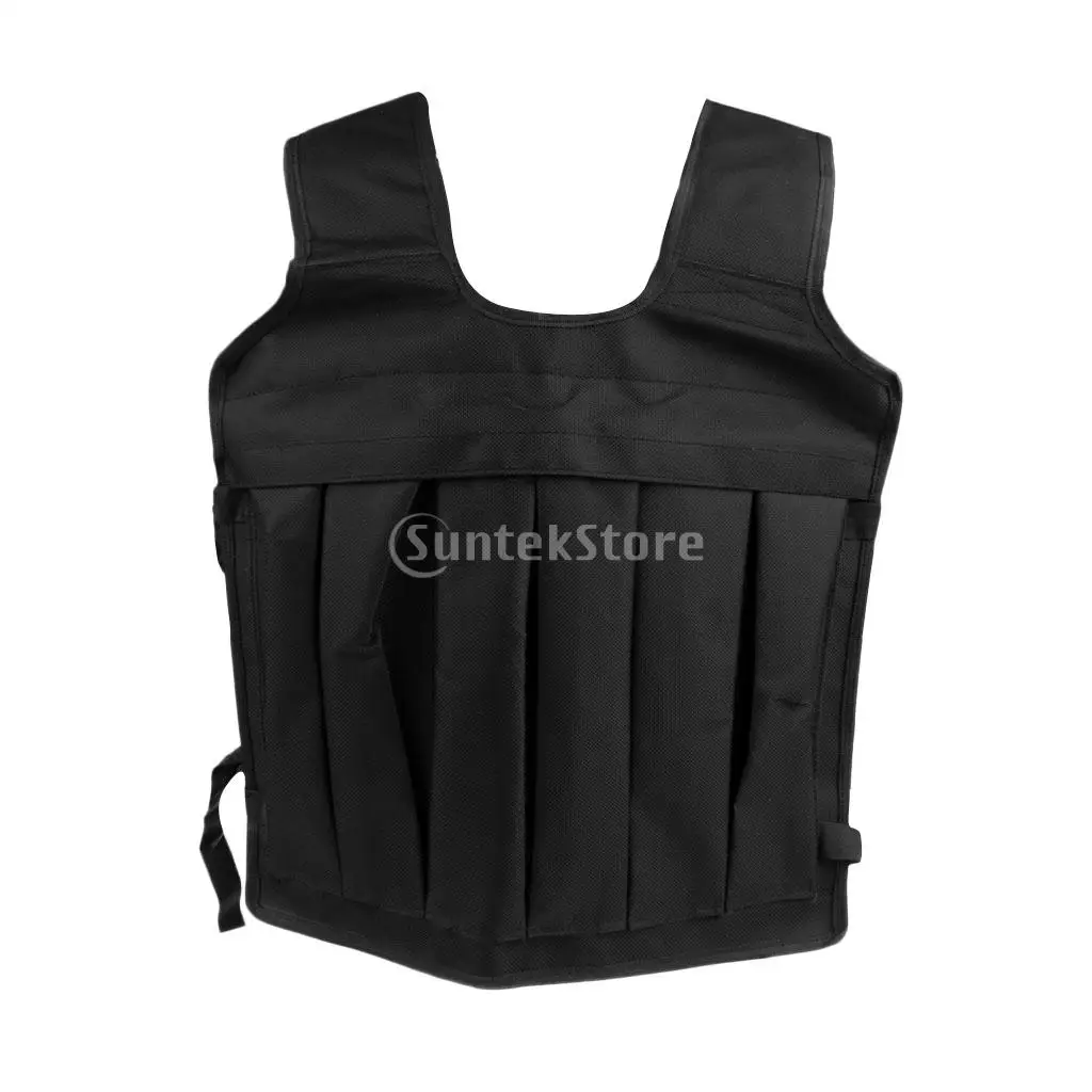 35kg Max Loading Oxford Weighted Vest Comfortable Jacket Running Fitness Strength Training Sand Waistcoat