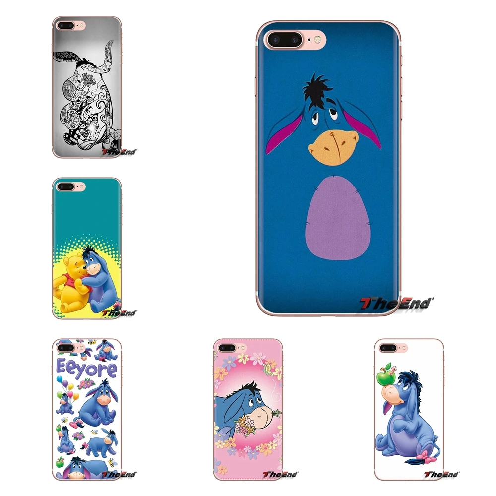 For Xiaomi Mi3 Samsung A10 A30 A40 A50 A60 A70 Galaxy S2 Note 2 Grand Core Prime art Eeyore Soft Transparent Shell Covers |