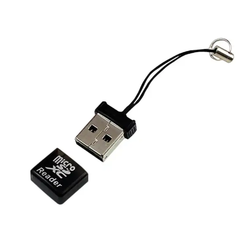 Super Mini MicroSDXC Card Reader High Speed USB 2.0,TF USB Adapter