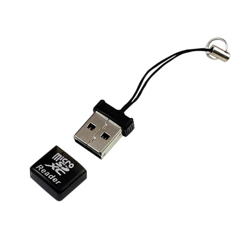 

1pcs Hot Sale Mini Super Speed USB 2.0 Micro SD/SDXC TF Card Reader Adapter Black White Color Dropshipping