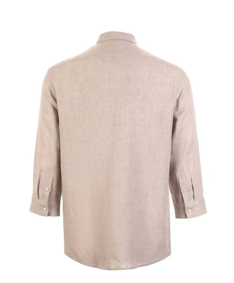 JackJones Мужская льняная рубашка с рукавом три четверти мужская одежда 219131507
