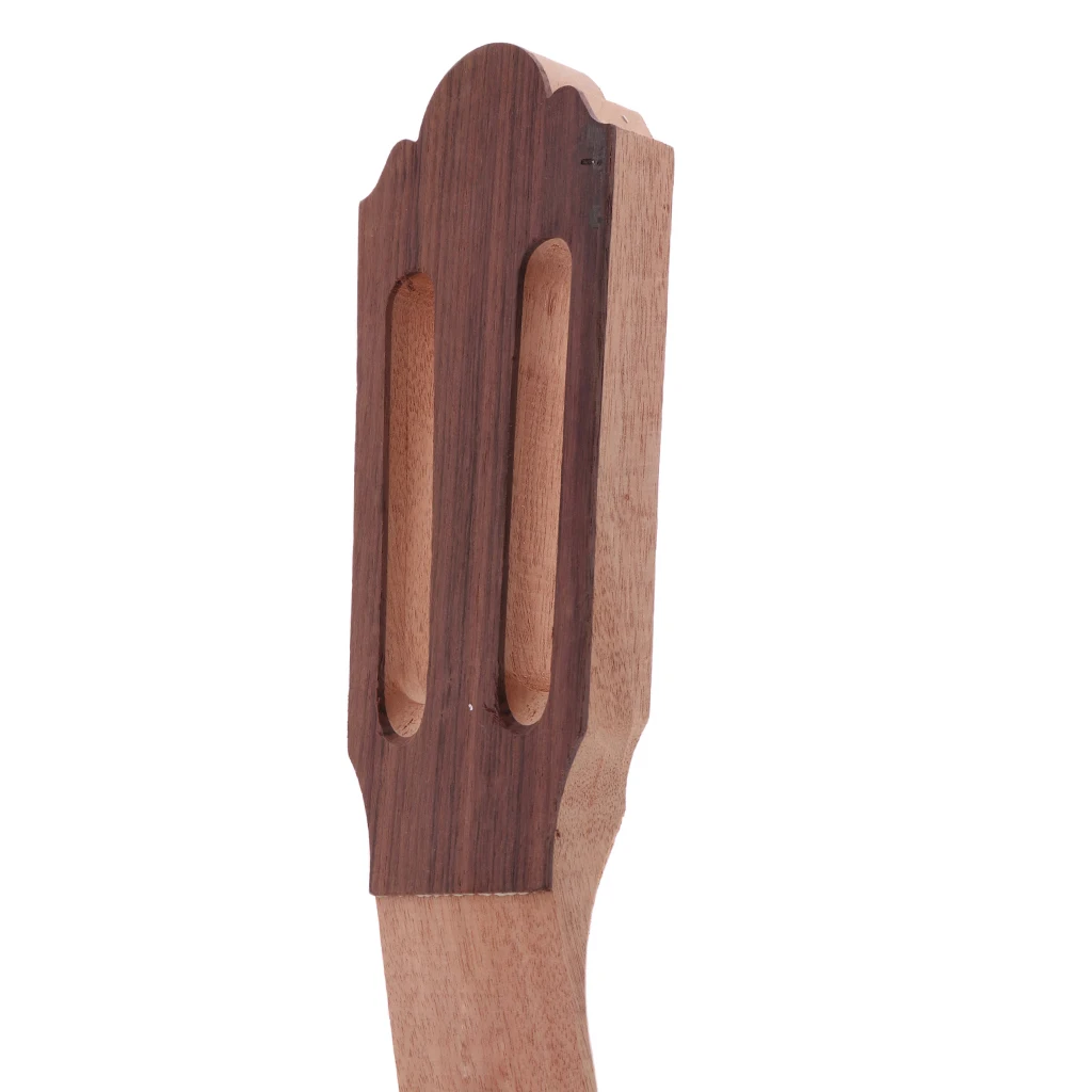 High Quality Unfinished Mahogany Guitars Neck Headstock DIY Parts For Classical Guitar Replacement 