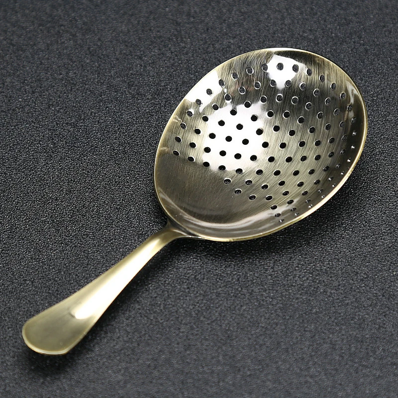 

Green Bronze Julep Bar Cocktail Strainer 304 Stainless Steel Bar Tool