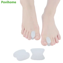 1 пара большие силиконовые Сепаратор для педикюра Уход за ногами корректор для косточки на ноге сепараторы растягиватели протектор массажер Z27405
