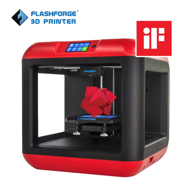 Flashforge 3D Printer Finder Auto Leveling Removable platform Single extruder with/2 spool PLA filament Flashforge 3D Printer Finder Auto Leveling Removable platform Single extruder with/2 spool PLA filament