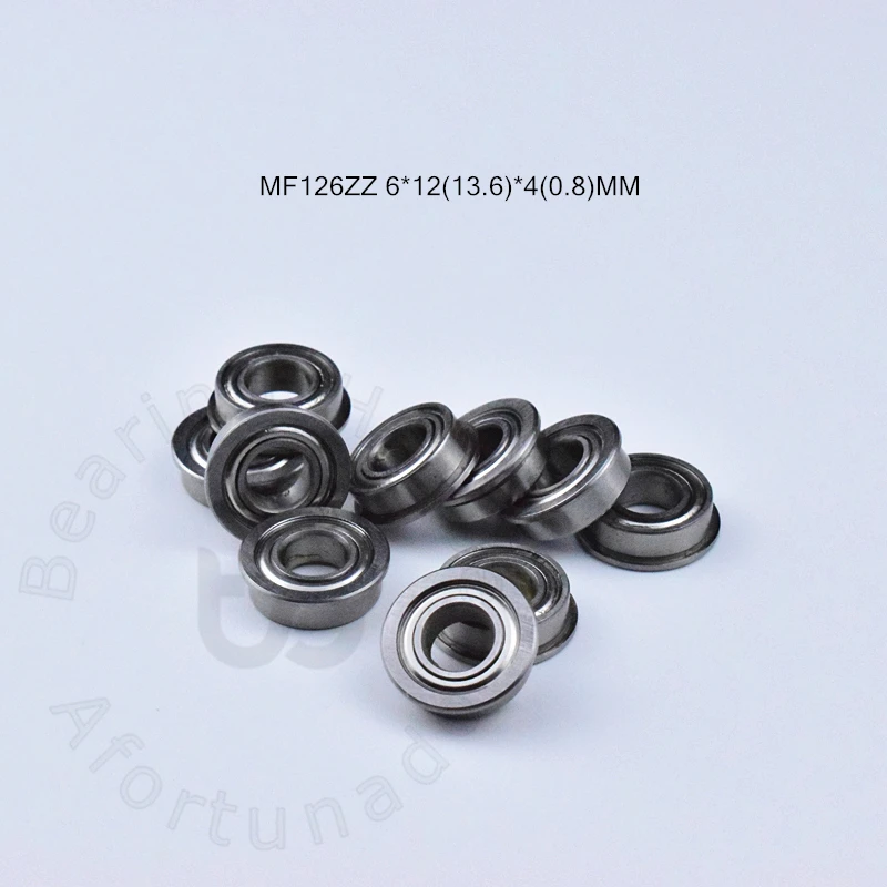 MF126ZZ 6*12 (13 6) * 4 (0 8) мм 10 шт. Бесплатная доставка подшипник F618/6*3 LF1260ZZ фланцевый из