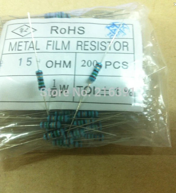 Resistencias 36 KOhm - Pack De 100 Piezas, 0.6W Metal Film, 1% Tolerancia