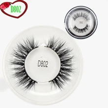 Норковые ресницы 3D норковые накладные ресницы красота крест-накрест макияж Накладные ресницы длинные натуральные легкие норковые ресницы круглая коробка
