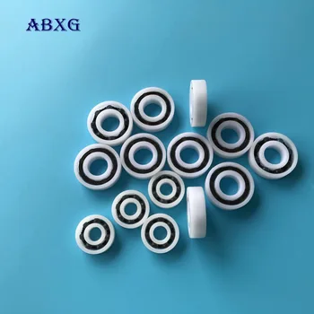 

Free shipping 50pcs 6801 POM plastic deep groove ball bearing 12x21x5mm with glass balls