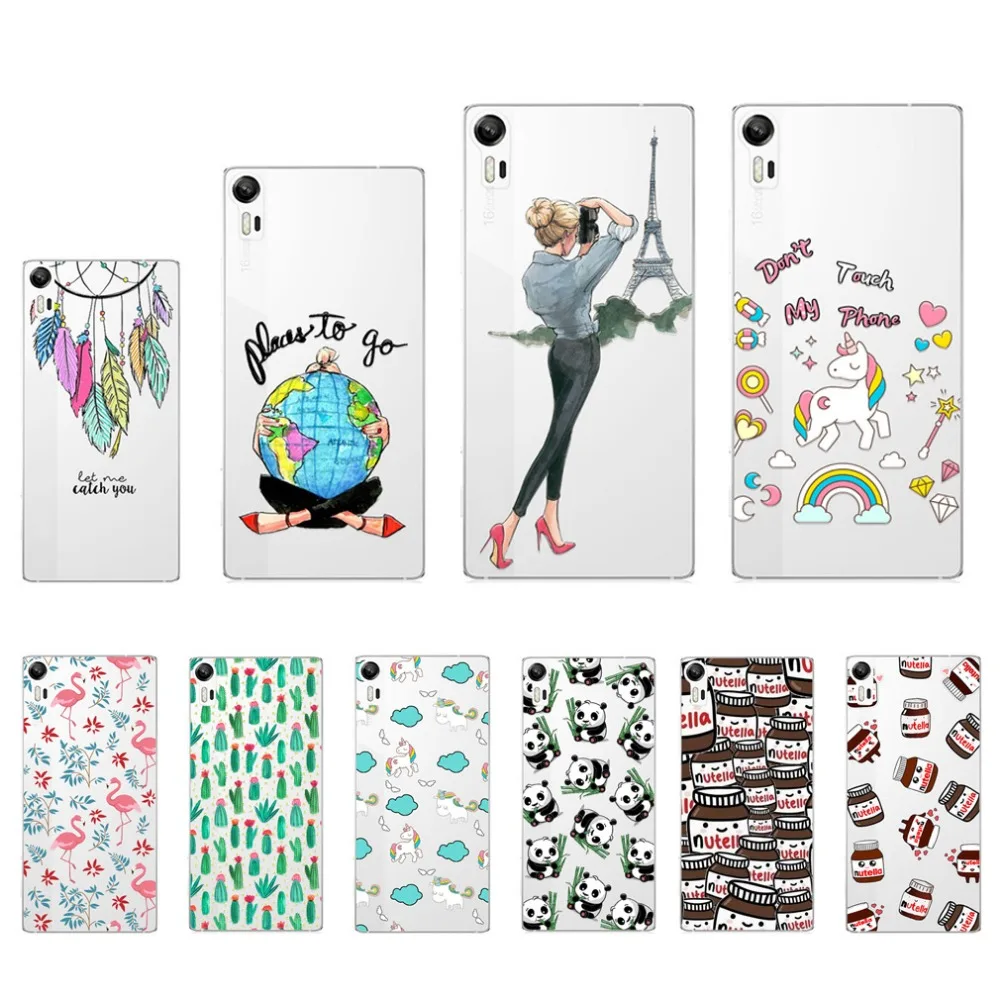 

RIVAS Young Design Soft Phone Case For Lenovo Vibe Shot Z90 Silicone TPU Back Cover Phone Cases For Lenovo Vibe Z90 Z 90 5.0"