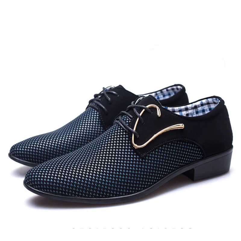 ZYYZYM/мужская повседневная обувь новые модные трендовые Стильные Классические туфли на шнуровке строгие мужские туфли размера плюс 38-48
