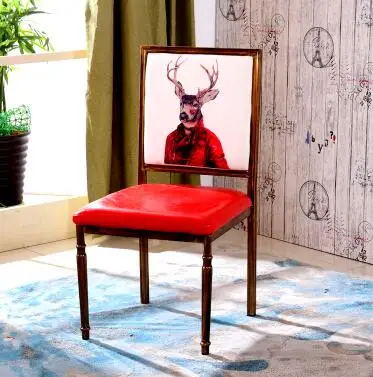 

American style dining chairindividual chair iron art chair custom hotel bar .