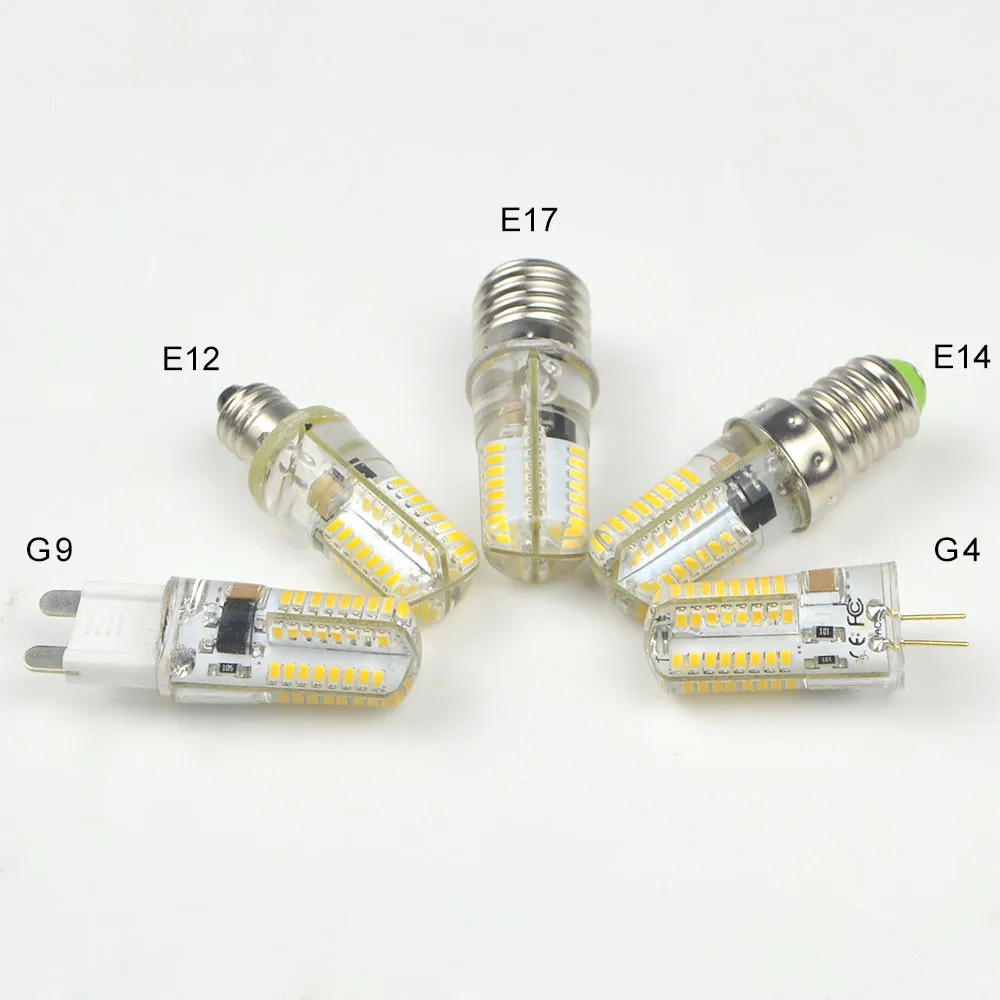 

LED G9 G4 Bulb LED Corn lamp COB 220V 5W Replace Halogen Lamp Led Spotlight Crystal lampada for SMD 3014 64 leds 110 220V