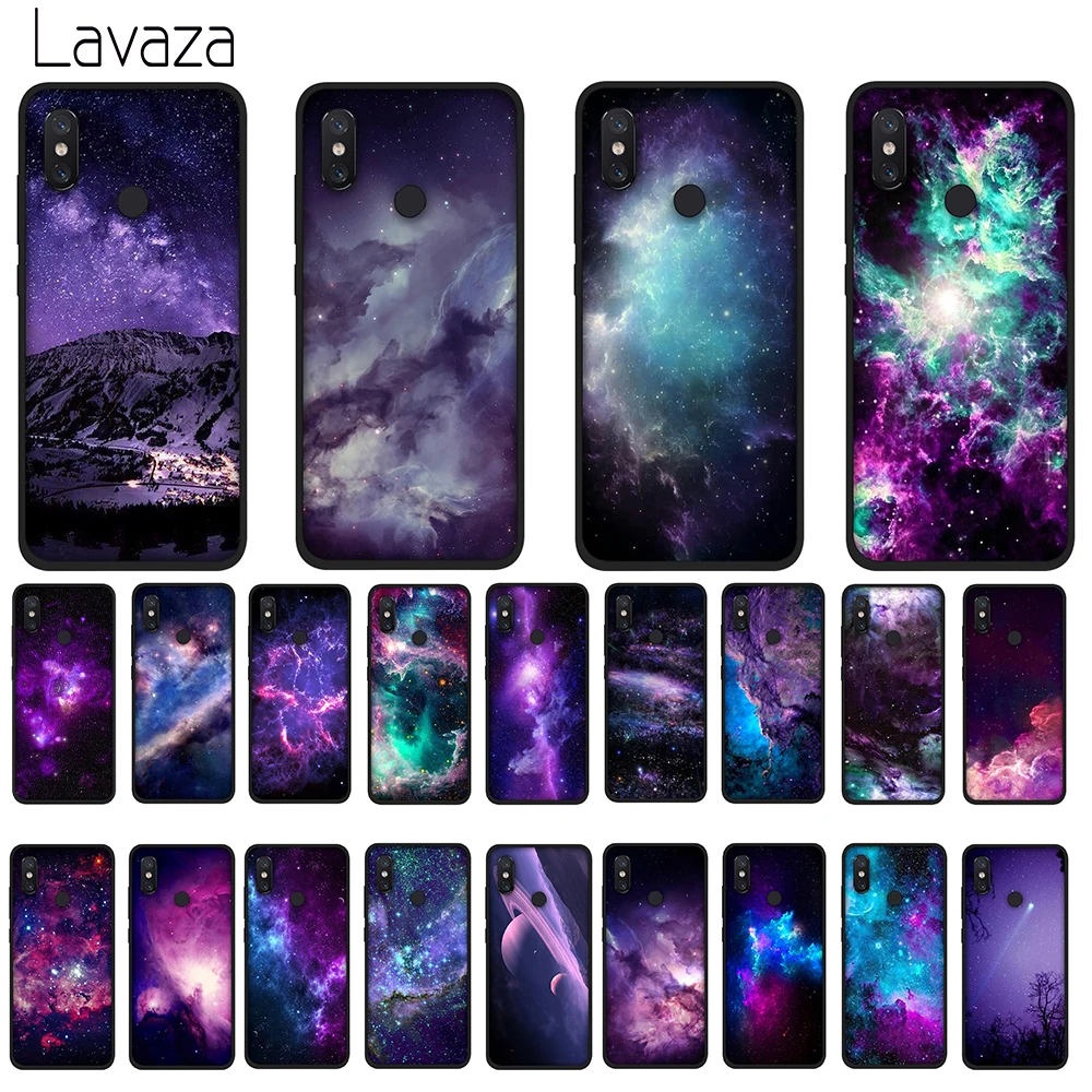 Lavaza interstellar Purple Space Star Soft TPU Case for Huawei Y7 Prime Y9 Y6 2018 Nova 3 3i Honor 7A 8X 8C 8 9 10 Lite | Мобильные
