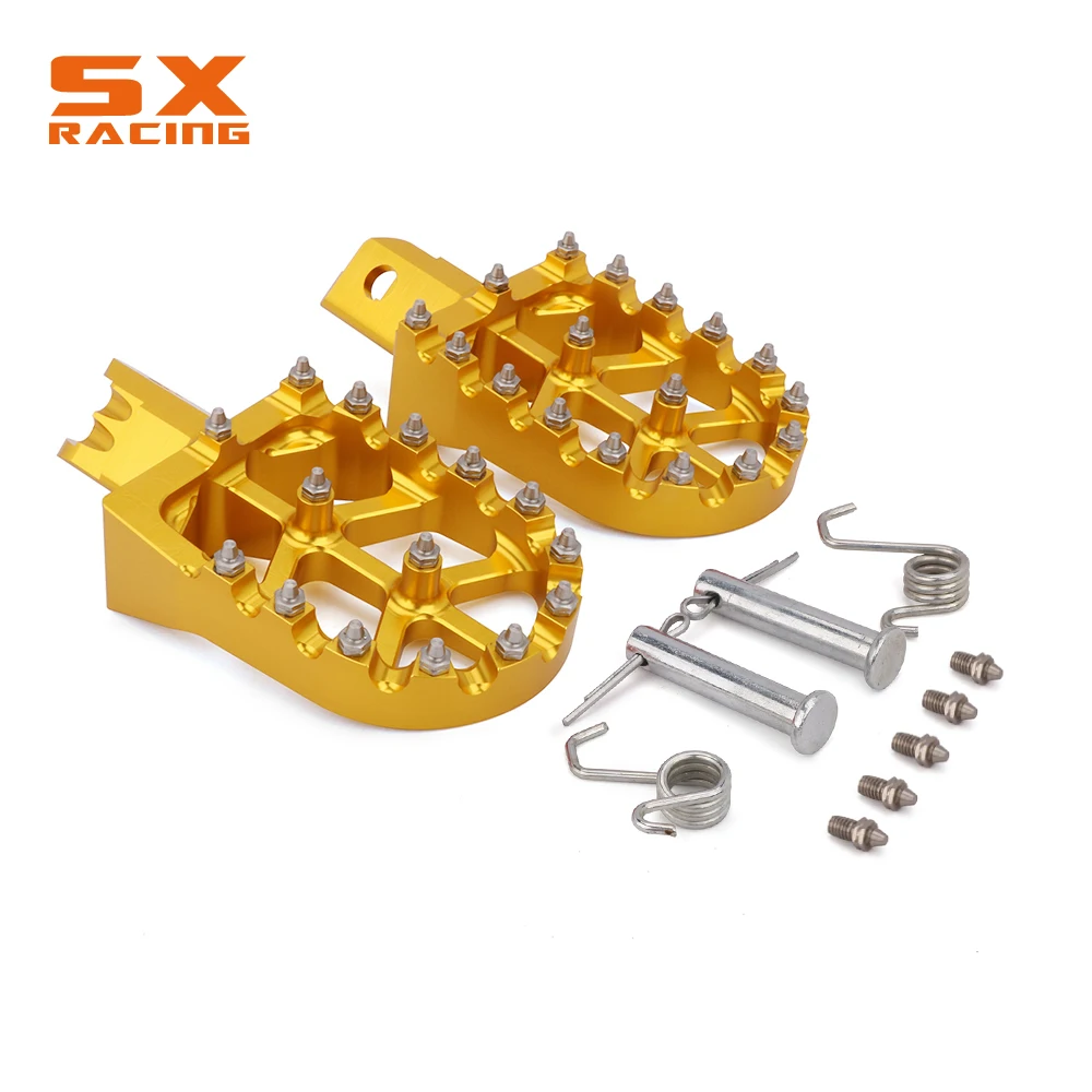 Universal Foot Pegs Footpegs Footrest Pedals CNC Aluminum Foot rests For CRF70 XR70 CRF110 XR110 XR50 CRF50 pit bike and most chinese pit bike Stomp Demon X WPB Orion M2R Green 