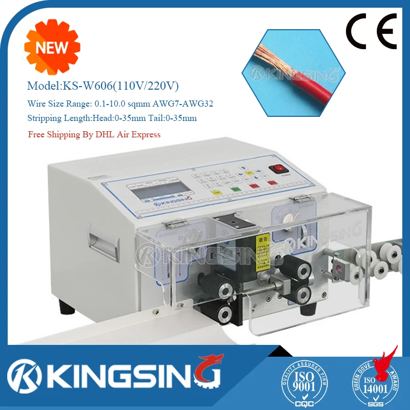 Programmable English Manual Mechanical Wire Cutting Stripping Machine