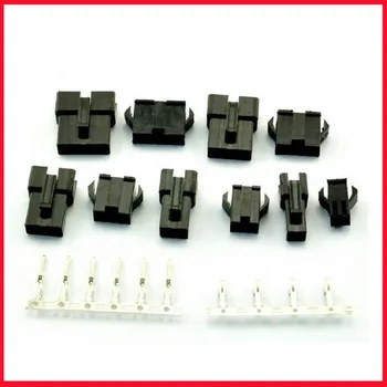 

50 Sets/lot, (2+3+4+5+6Pin) each Pin 10 sets JST 2.54mm SM series Multipole Connector plug, With ternimal male and female