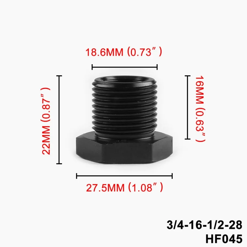 1 шт. алюминиевого сплава, автомобильный масляной фильтр адаптер с резьбой 1/2-28 или 5/8-от 24 до 3/4-16 13/16-16 3/4 NPT