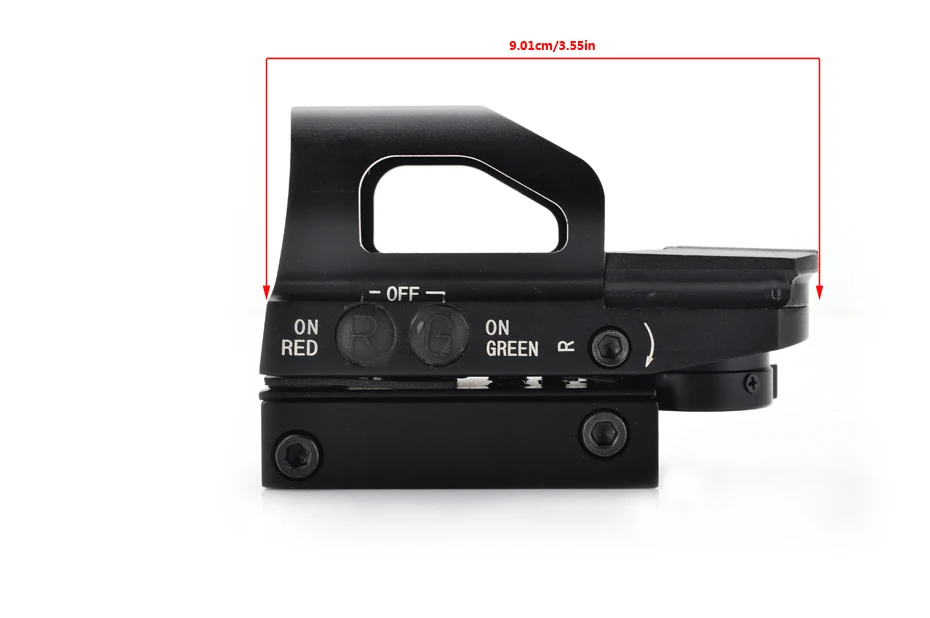 Открытый тактический голографический рефлекторный красный зеленый точечный прицел Яркость Регулируемая оптическая точка охотничий прицел