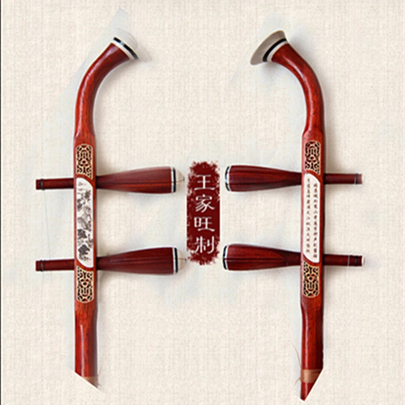 Erhu китайский музыкальный инструмент Палисандр erheen с бантом и жесткий чехол с двумя струнами китайский стиль скрипка отправить stduy book