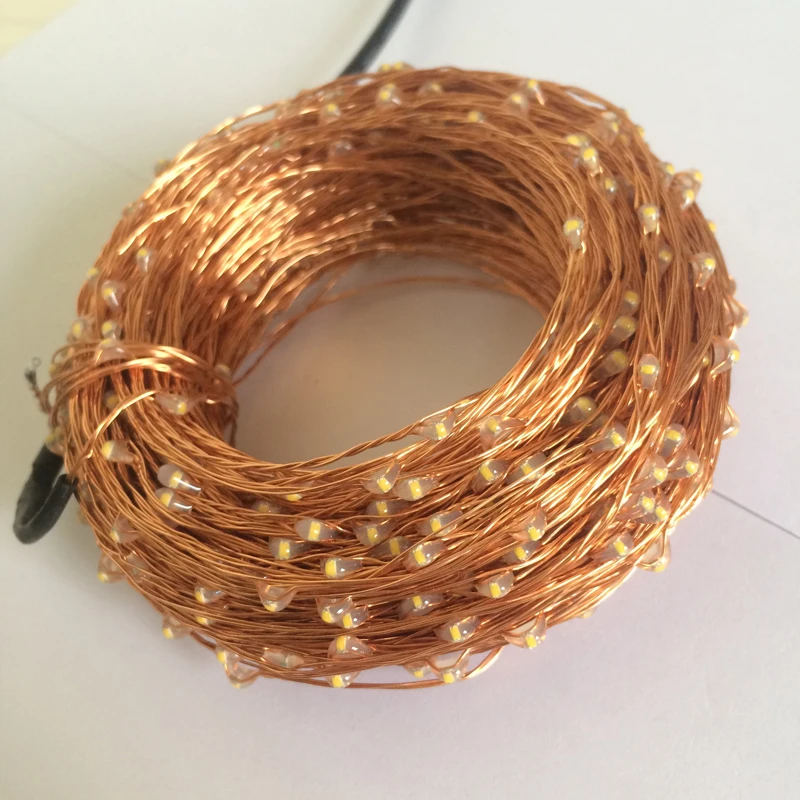 100 m 1000 Luzes Led Fio de Cobre Luz Cordas Fada Lâmpada para Decorações do Casamento do Natal do Jardim ao ar Livre à Prova d' Água para Casa 2 copper wire string light
