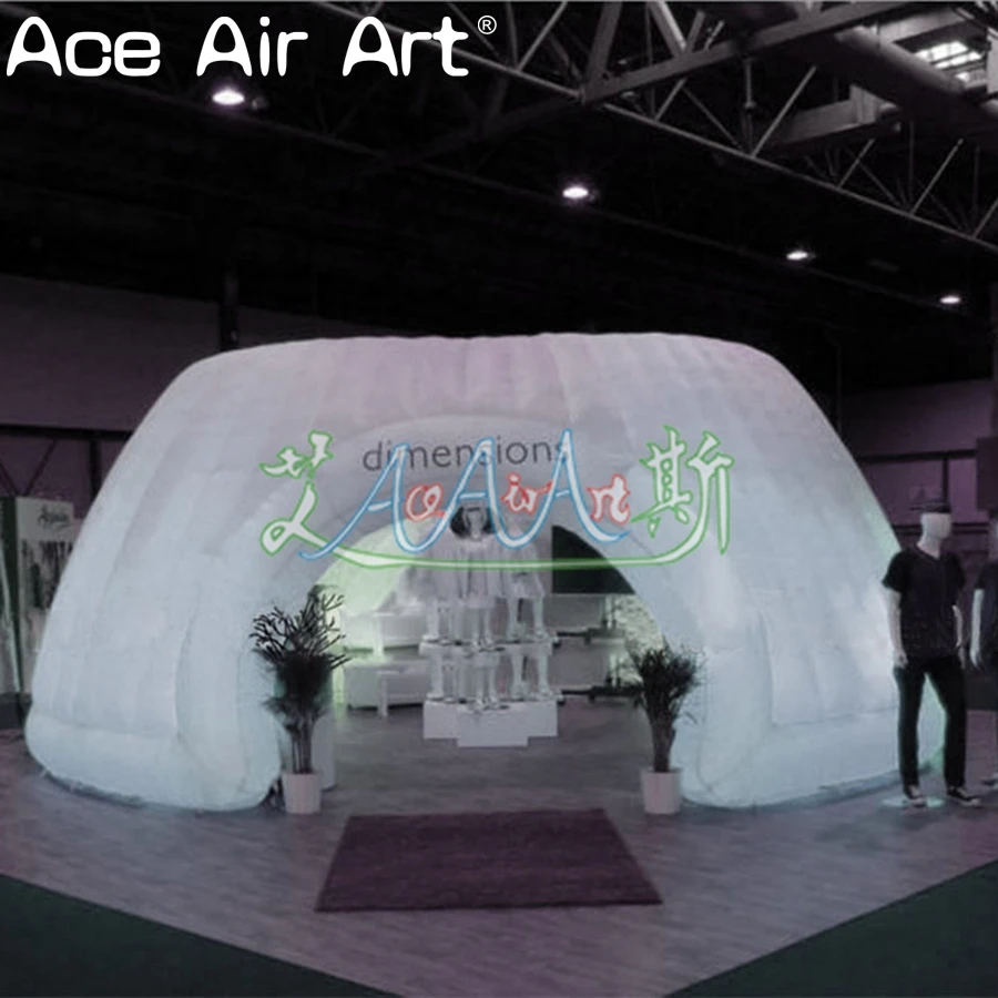  Led lighting marquee inflatable office tentinflatable office structure tent for product display