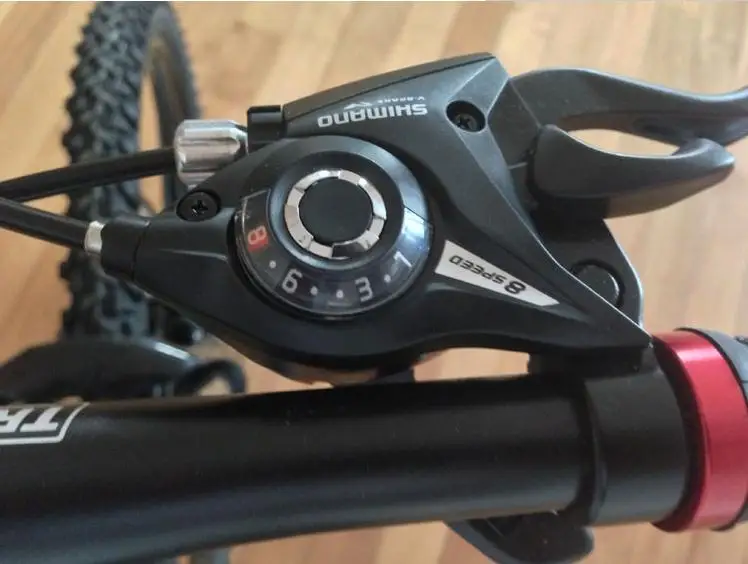 Top Kalosse  aluminum alloy  frame 26*17 inch mountain  bicycle   man and woman 26er  bike   27 gear M370 Hydraulic brake bike 6