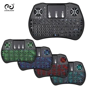 

Backlit 2.4GHz Wireless Keyboard Touchpad Mouse Handheld Remote Control 4 Colors Backlight for Android TV BOX Smart TV PC Laptop