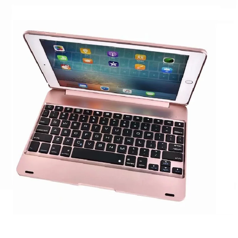 Teclado Abs com Teclado Tampa sem Fio para Ipad Air Air A1474 A1475 A1566 Case de - Imagem 4