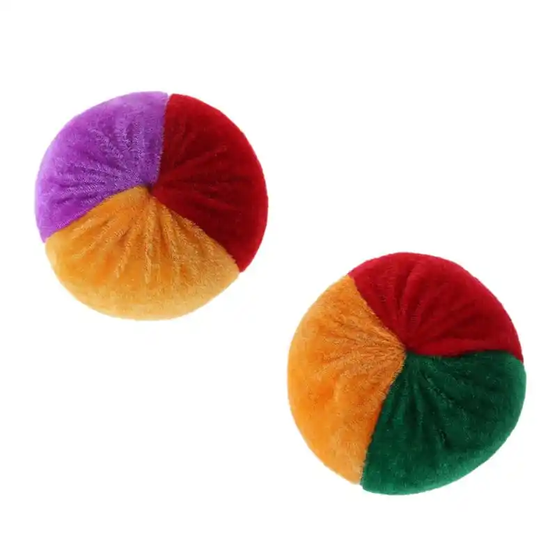 1pc 5cm handmade magic juggling ball sacks footbag classic toy