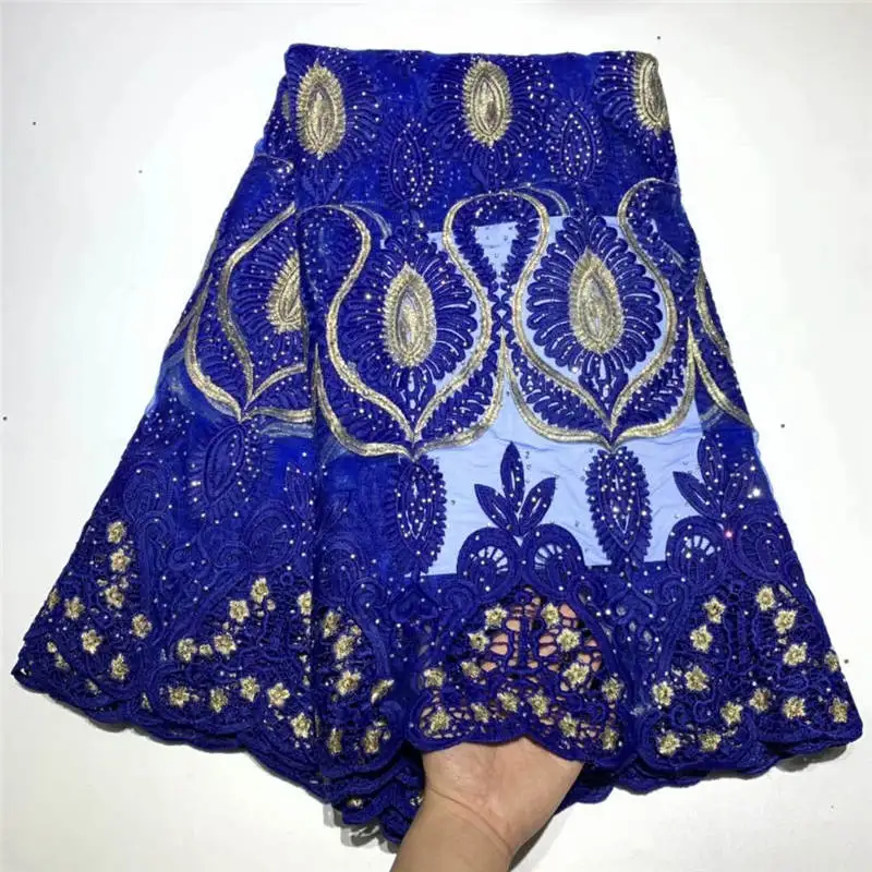 

ZQ!African Lace Fabric High Quality Guipure lace For Wedding Dress Cotton Lace With Stones Nigerian Lace Fabrics ! P50618