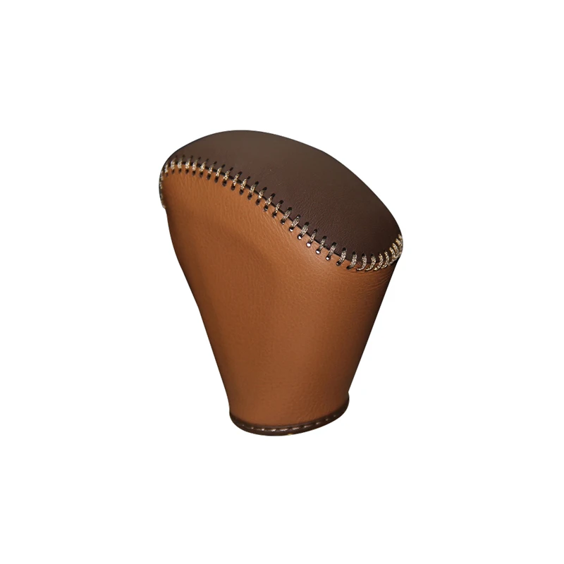 Genuine Leather gear knob cover For Subaru outback AT car cover on the