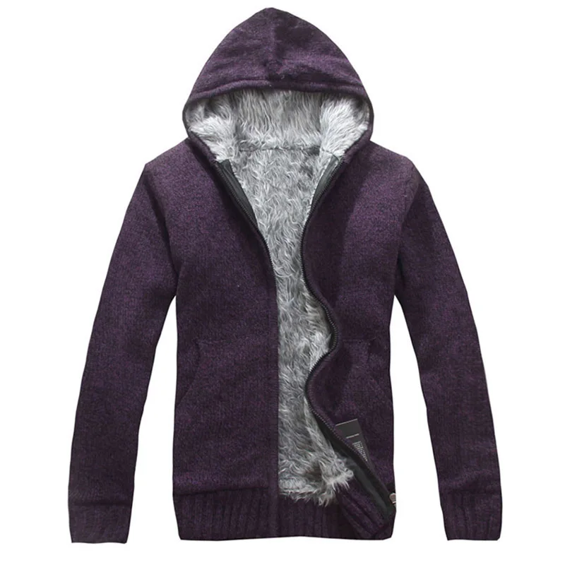 

Downed Men's Hat Knitted Shirt in Winter of 2019, Slim Korean Knitted Shirt, Long Sleeve Men's Casual Sweater Coat